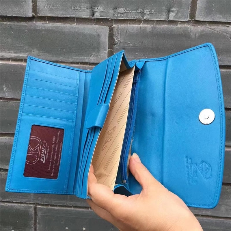 Women's Colorful Printed Designer Genuine Leather Card Holder Wallets  -  GeraldBlack.com