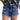 Women's Cotton Tassel High Waist Bottoms Rave Short Button Pocket Shorts  -  GeraldBlack.com