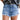 Women's Cotton Tassel High Waist Bottoms Rave Short Button Pocket Shorts  -  GeraldBlack.com