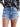 Women's Cotton Tassel High Waist Bottoms Rave Short Button Pocket Shorts  -  GeraldBlack.com