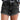 Women's Cotton Tassel High Waist Bottoms Rave Short Button Pocket Shorts  -  GeraldBlack.com