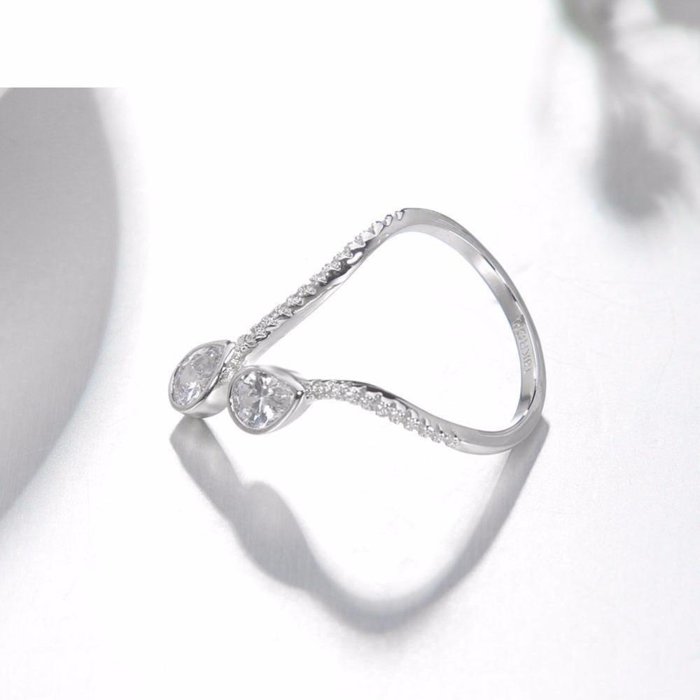 Women's Cubic Zirconia Silver Adjustable Ring for Cocktail Party - SolaceConnect.com