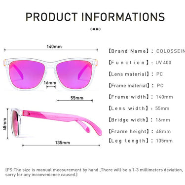 Women's Cute Multi Color Eye Protection Holiday Sunglasses in Plastic  -  GeraldBlack.com