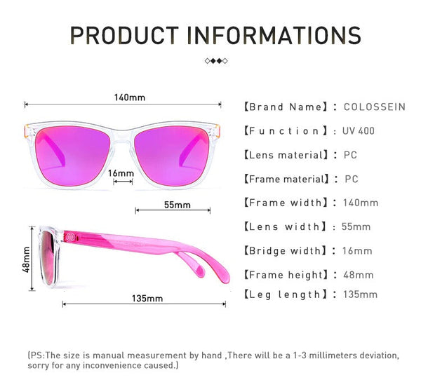 Women's Cute Multi Color Eye Protection Holiday Sunglasses in Plastic  -  GeraldBlack.com