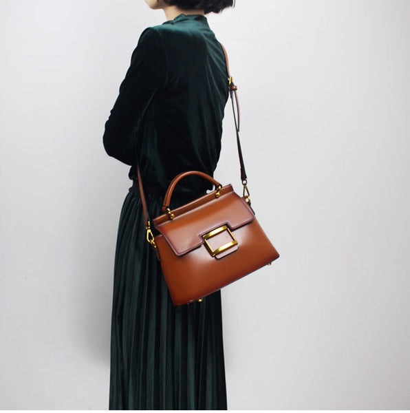 Women's Designers Unique Vintage Genuine Cow Leather Handbags  -  GeraldBlack.com