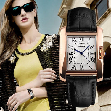 Women's Elegant Retro Fashion Casual Leather Quartz Watch  -  GeraldBlack.com