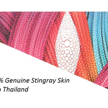 Women's Fancy Colorful Designer Genuine Leather Snake Skin Wallet  -  GeraldBlack.com