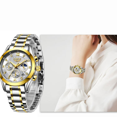 Women's Fashion Casual Creative Complete Calendar Wristwatch  -  GeraldBlack.com