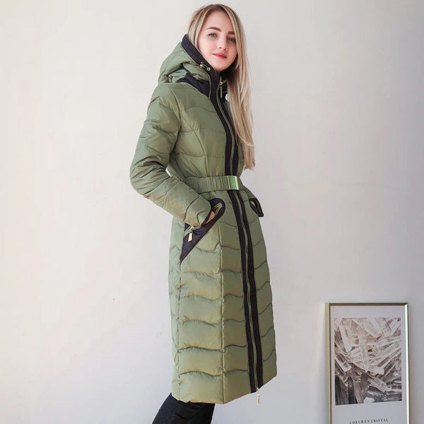 Women's Fashion Casual Outdoor Hooded Winter Thickened Long Coats  -  GeraldBlack.com