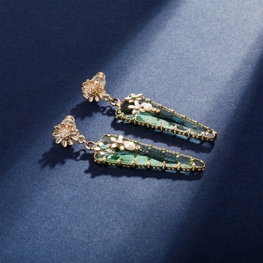 Women's Fashion Classic Bohemian Style Small Daisy Drop Earrings  -  GeraldBlack.com