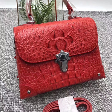 Women's Fashion Designer Genuine Alligator Leather Small Handbag  -  GeraldBlack.com