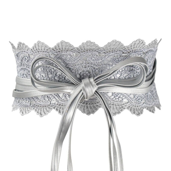 Women's Fashion Elastic Lace Waistband Wedding Dress Designer Belt  -  GeraldBlack.com