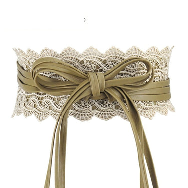 Women's Fashion Elastic Lace Waistband Wedding Dress Designer Belt  -  GeraldBlack.com