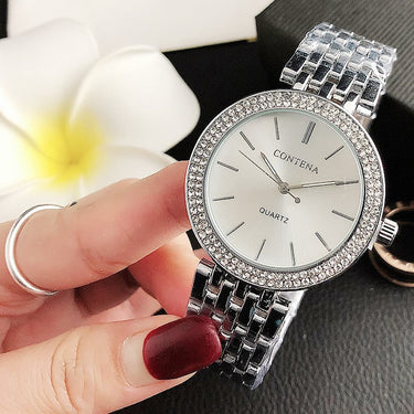 Women's Fashion Elegant Diamond Rose Gold Quartz Wristwatches  -  GeraldBlack.com