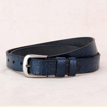 Women's Fashion Genuine Cowskin Leather Second Layer Strap Pin Buckle Belt  -  GeraldBlack.com