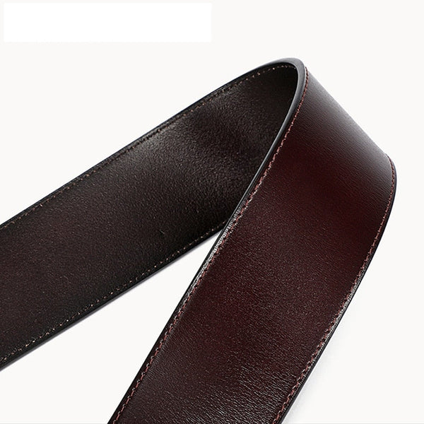 Women's Fashion Genuine Leather Decorative Wide Belt for Coat  -  GeraldBlack.com