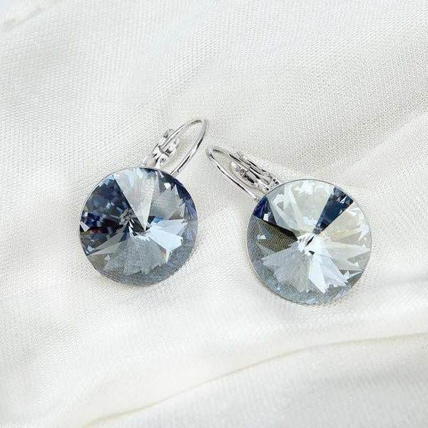 Women's Fashion Gift 14mm Super Big Crystal Drop Dangle Earring - SolaceConnect.com