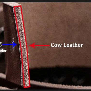 Women's Fashion Luxury Rhinestone Second Layer Cow Skin Belts  -  GeraldBlack.com