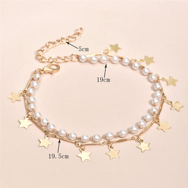 Women's Fashion On The Leg Exquisite Imitation Pearl Barefoot Anklets  -  GeraldBlack.com