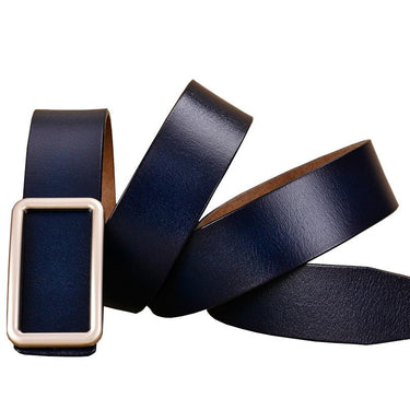 Women's Fashion Second Layer Cow Skin Leather Pin Buckle Designer Belts - SolaceConnect.com