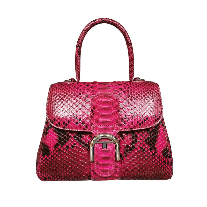 Women's Fashion Stylish Genuine Exotic Leather Chic Messenger Handbag  -  GeraldBlack.com