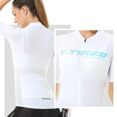 Women's Fashion Summer Short Sleeve Quick Dry Skinsuit Cycling Set  -  GeraldBlack.com