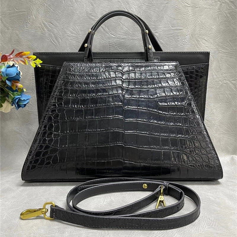 Women's Fashion Synthetic Leather Zipper Closure Large Soft HandBags  -  GeraldBlack.com
