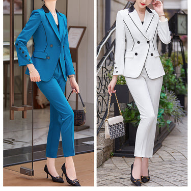 Women's Fashion Temperament Slim Office Work Business Two Piece Suit  -  GeraldBlack.com