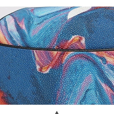 Women's Genuine Stingray Skin Color full Long Tri Fold Clutch Wallet  -  GeraldBlack.com