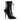 Women's Glossy Black High Thin Heels Round Toe Formal and Wedding Boots  -  GeraldBlack.com