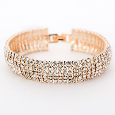 Women's Gold and Silver Plated Link Full Fashion Bracelet and Bangle  -  GeraldBlack.com