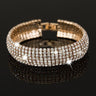 Women's Gold and Silver Plated Link Full Fashion Bracelet and Bangle - SolaceConnect.com