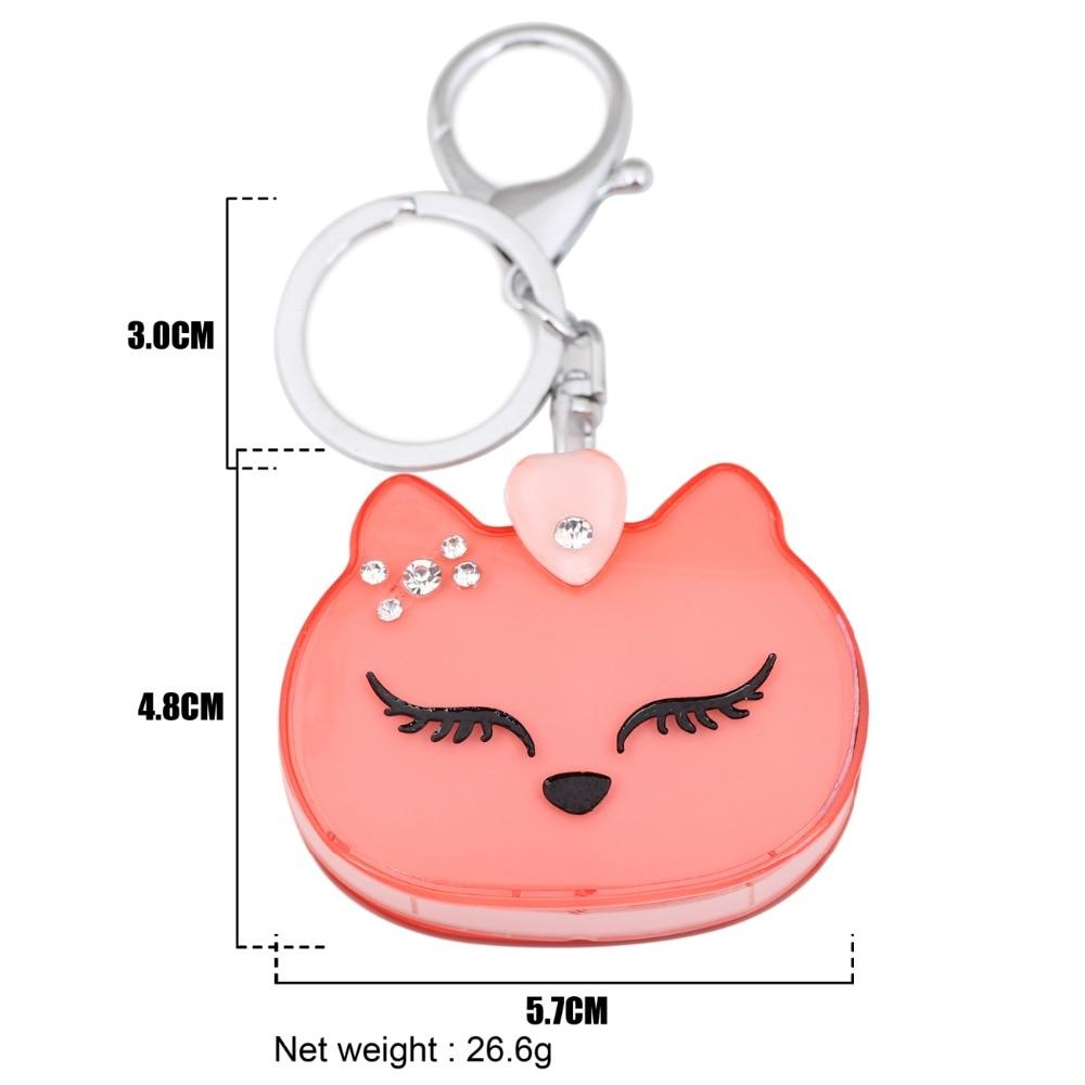 Women's Handbag Shape Charm Cat Model Acrylic Key Chains Key Rings Jewelry - SolaceConnect.com