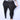 Women's High Elastic Plus Size Black High Waist Fit Nylon Leggings Pants - SolaceConnect.com