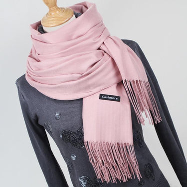 Women's High Quality Thick Warm Winter Cashmere Scarves with Tassel  -  GeraldBlack.com