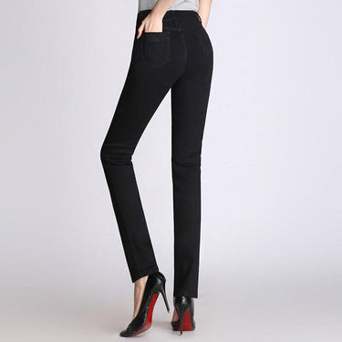 Women Jeans High Waist Skinny Denim Pants Female Bodycon Push Up Hips Stretch Zippers Ladies - SolaceConnect.com