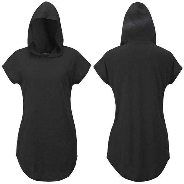 Women's Hooded Short Sleeve Summer Vetement Femme T-Shirt Tops - SolaceConnect.com