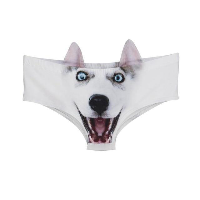 sexy dog lingerie HNDDWZDB Chihuahua Dog Funny Print Sexy Hot Ear Panties Female Lovely  Underwear Push Up Briefs Women Lingerie Thongs,One Size : Amazon.co.uk:  Fashion main image 1