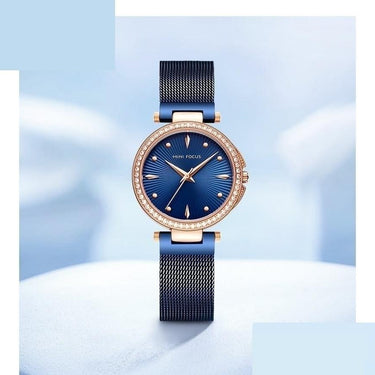Women's Jewellery Fashion Luxury Diamond Quartz Bracelet Watches - SolaceConnect.com