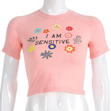 Women's Kawaii Pink Harajuku Short Sleeve Bear Printed Summer T-Shirt - SolaceConnect.com