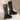 Women's Knee High Boots Autumn Winter Cozy Soft Thick Sole Platform Zipper Modern Boots Shoes 42  -  GeraldBlack.com