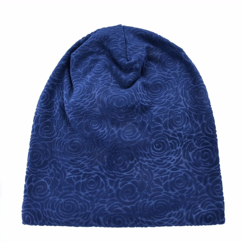 Women's Knitted Velvet Beanie Hats and Skullies for Winter  -  GeraldBlack.com