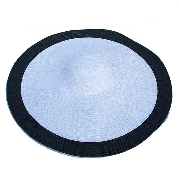 Women's Large Brim Foldable Full Body Shade Oversized Beach Sun Hat for Travel - SolaceConnect.com