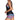 Women's Large Size Black Retro Shorts Push Up Tankini Set Bathing Suit - SolaceConnect.com