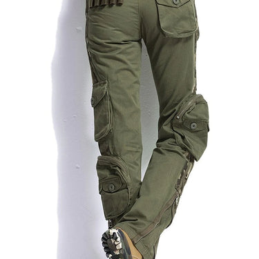 Women's Large Size Military Tactical Cargo Pants with Multi-Pockets ...