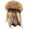Women's Long Winter Parka Jacket with Natural Raccoon Fur Hood  -  GeraldBlack.com