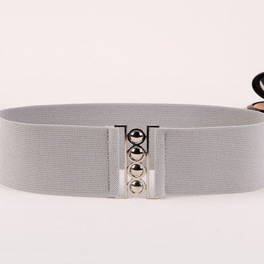 Women's Loose and Tight 4 Beads Waist Elastic Belt for Down Coat  -  GeraldBlack.com