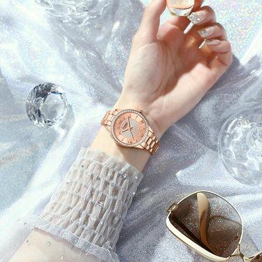 Women's Luxury Charming Stainless Steel Luminous Hands Wristwatch  -  GeraldBlack.com