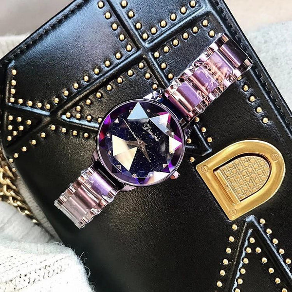 Women's Luxury Crystal Rose Gold Ladies Fashion Quartz Watch - SolaceConnect.com