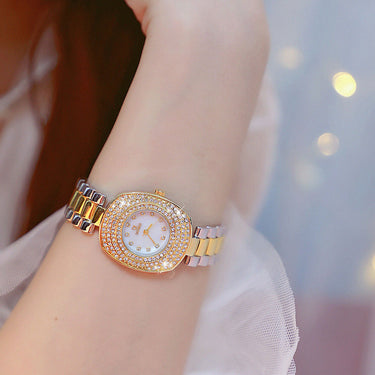Women's Luxury Fashion Rectangle Full Rhinestone Quartz Watches  -  GeraldBlack.com